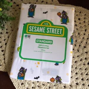 Sesame Street Halloween Count von Count Pillowcase Set